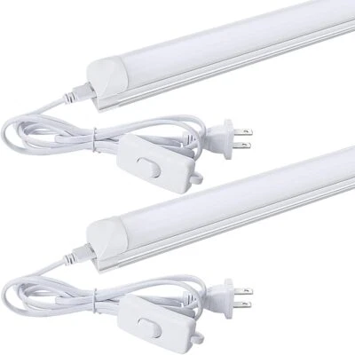 20W T8 2FT LED Integrated Tube Light Bulb 6000K 2FT LED Shop Light Fixtures - Image 1 of 4