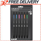 6Pk Uni Ball 207 Plus And Retractable Gel Pens Assorted Colors 07Mm Medium Point