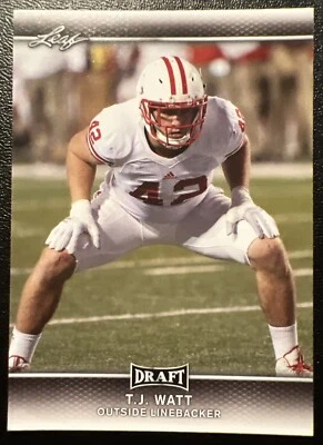 2017 Leaf Draft - #62 T.J. Watt (RC) - Image 1 of 2