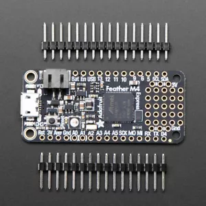 Adafruit Feather M4 Express with ATSAMD51, 120MHz, Arduino & CircuitPython, 3857 - Picture 1 of 6
