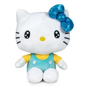 Juguete de peluche Hello Kitty 50 aniversario traje azul 22 cm suave peluche - Imagen 1 de 1