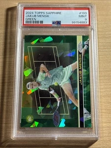 2024 TOPPS CHROME SAPPHIRE JAKUB MENSIK GREEN /125 PSA 9 HOT INVEST! π₯ - Picture 1 of 2