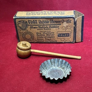 Early 1900s Coleo Play Time bubble blower outfit with box 1920’s - Picture 1 of 9