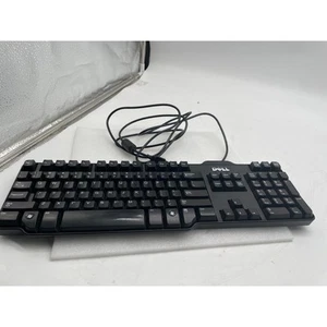 Dell L100 USB Wired Keyboard Standard Quiet Typing Office Desktop Black Keyboard - Picture 1 of 8