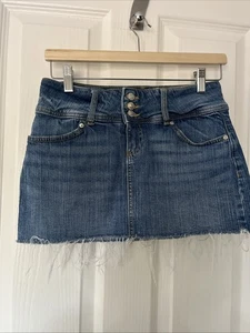 Bertha Women’s Mini Jean Skirt With Built In Shorts Uk Size 6 - Picture 1 of 6