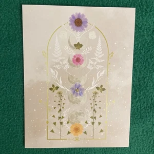 CLOSEOUT-Leanin’ Tree Blank Greeting Note Card (Floral #1) - Picture 1 of 2