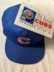 Vintage 1997 12th Annual Cubs Convention Hat With Pepsi And Diet Pepsi Logs... - Picture 1 of 6