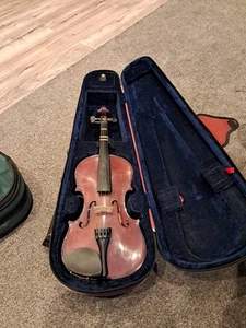 Violino da Cattedrale misura 4/4 con custodia rigida, adatto per principianti. Senza arco - Foto 1 di 13