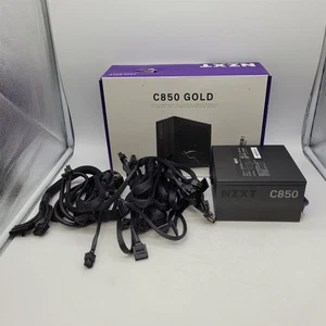 NZXT C850 Gold ATX Fully Modular Power Supply 850W 80 Plus Gold -NOT WORKING- - Afbeelding 1 van 5