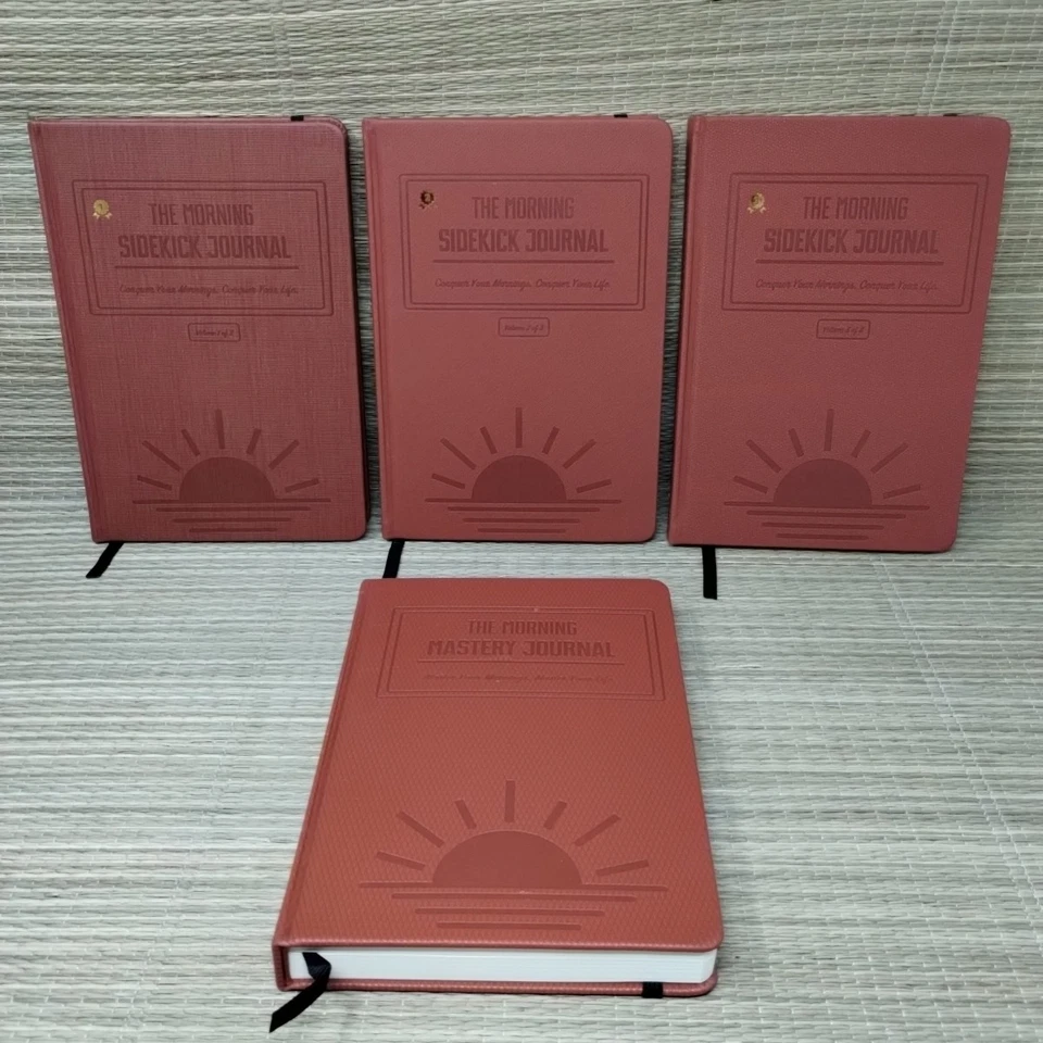 Habit Nest The Morning Sidekick Journal - 4 Volume Set Complete LN Foto 1 de 4