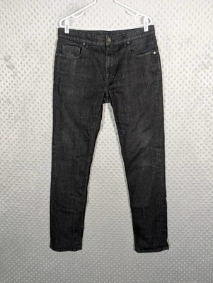 Z Zegna Jeans Men’s 34x33 Black Slim Fit Stretch 10oz Right Hand Twill  - Image 1 of 4