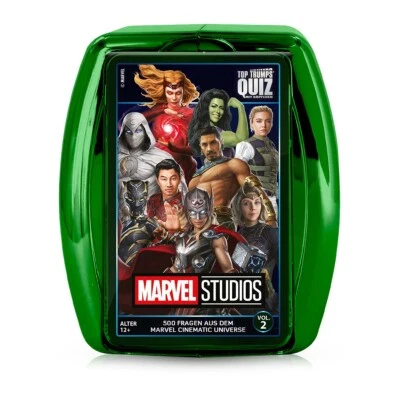 Winning Moves Top Trumps Quiz Marvel Volume 2 Desde 12 Años 500 Preguntar Juego - Imagen 1 de 4