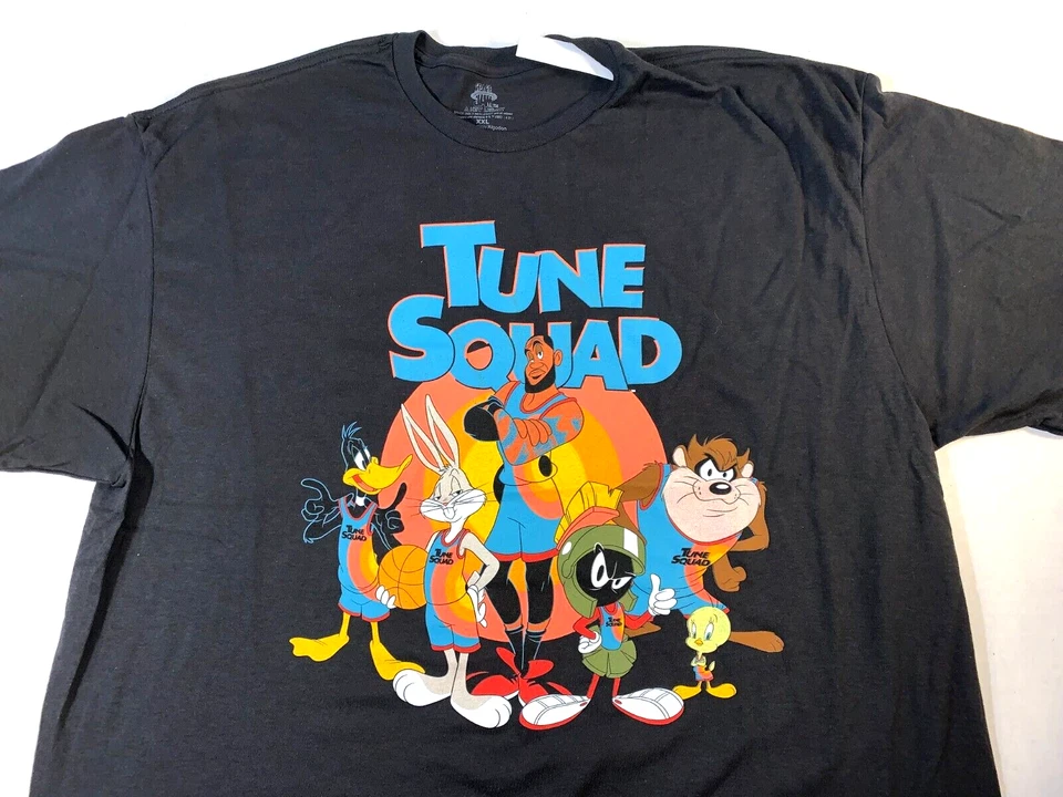 LeBron James Space Jam Bugs Bunny Tweety Bird Taz Daffy Duck T-Shirt New! LARGE - Image 1 of 1