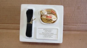 ESTEE LAUDER BEAUTIFUL KITTEN COMPACT FOR SOLID PERFUME - Picture 1 of 8