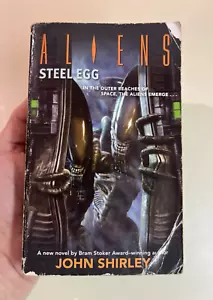 Steel Egg Paperback, John Shirley, Aliens Thriller In the Outer Reaches of Space - Picture 1 of 13