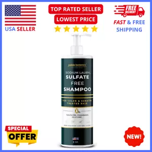 Sulfate-Free Shampoo : Natural, Gentle for Color Treated Hair (Women & Men) - Picture 1 of 6