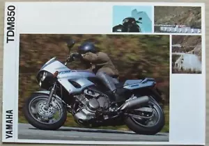 YAMAHA TDM850 MOTORCYCLE Sales Brochure c1992 #LIT-3MC-0107020-92E - Picture 1 of 4