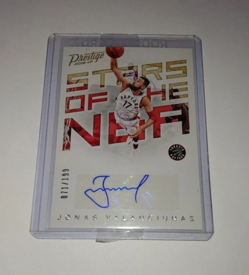 Jonas Valanciunas Stars Of The NBA Prestige 2017 Auto 71/199  - Image 1 of 2