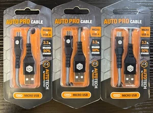 3/21,99$ Wytrzymały test "Auto Pro Cable" Micro USB (AT-DCM-AST) - Zdjęcie 1 z 2