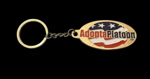 Adopt A Platoon Keychain Department Of Defense Keychain - Picture 1 of 2