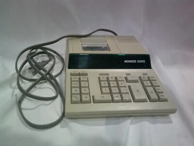 Monroe Calculator 122PD Printing Calculator - Vintage, Defective, For Parts - Image 1 of 4