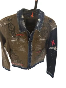 Men Jeans Jacket Smoke Rise Medium - Picture 1 of 6