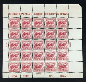 MOMEN: US STAMPS #630 WHITE PLAINS SHEET MINT OG NH PSE CERT LOT #86162* - Picture 1 of 3