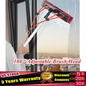 Water Fed Pole Water Fed Brush 26FT For Window Solar Panel Cleaning Washing - Picture 1 of 10
