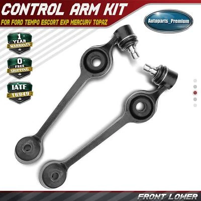 2x Conjunto de brazo de control inferior delantero y rótula para Ford Tempo Escort Mercury Foto 1 de 4