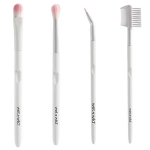 4-Pc Wet N Wild Eye Brushes Set 1-Crease 1-Large Eyeshadow 1-Brow & Lash 1-Liner - Picture 1 of 6