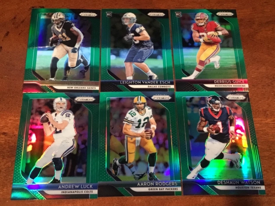 2018 PRIZM YOU PICK RETAIL GREEN PRIZM PARALLELS WILSON RODGERS KAMARA LUCK  - Image 1 of 1