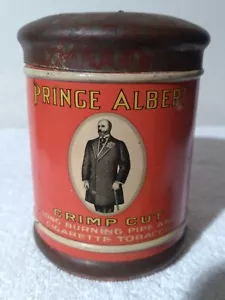 PRINCE ALBERT TOBACCO PIPE & CIGARETTE TOBACCO TIN 8 OZ DOME TOP VINTAGE 1930'S - Picture 1 of 13