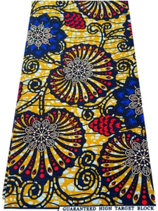 Polyester Veritable Ankara Wachs Print - Verkauf von 6 Yards - für Kleider - Bild 1 von 3