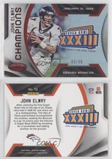 2016 Certified Certified Champions Mirror Red /99 John Elway #13 HOF