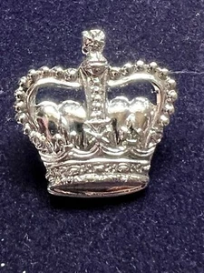 RANG OFFIZIERE KRONE MARKIERT LB&B (LONDON BADGE & BUTTON CO.) PIN BADGE - Bild 1 von 4