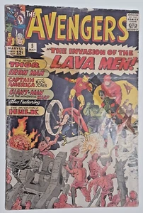 Avengers #5 ~ 1964 Marvel Comics ~ Kirby, Thor, Wasp, Pym, 1st App of Jinku - Bild 1 von 13