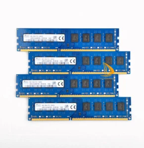 For SK Hynix 4x 8GB 2Rx8 PC3-10600 DDR3 1333MHz 1.5V DIMM Desktop Memory RAM #DD - Picture 1 of 6