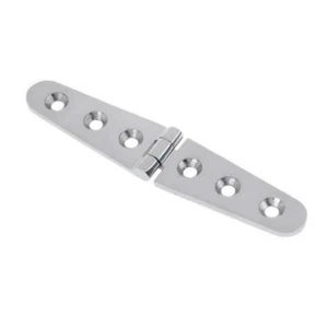 1 pieza 160 x 27 mm barco 316 acero inoxidable puerta gabinete correa bisagra herrajes marinos - Imagen 1 de 7