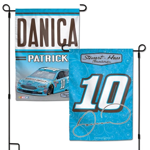 Danica Patrick Wincraft 2017 #10 Natures Bakery Double Sided 12x18 Garden Flag Cover