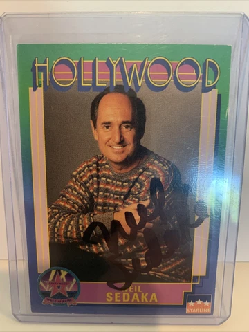 Starline Hollywood Autograph Card #44 NEIL SEDAKA Singer Songwriter 1991 Cover