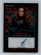 2021 Topps WWE Chrome Slam Attax Becky Lynch   Auto 