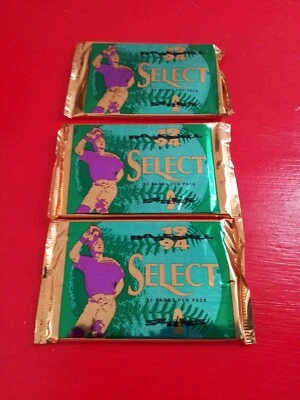 1994 Score Select baseball Series 2 packs - 3 pack lots - Image 1 of 4