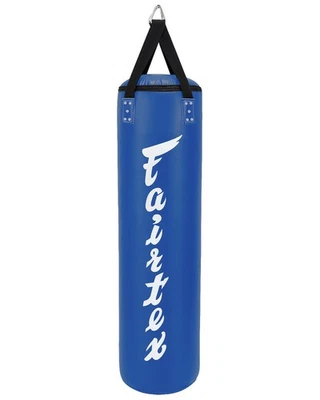 Fairtex HB5 Boxsack 120x34cm Heavybag Gefüllt in Blau. Gym-Qualität - Bild 1 von 3