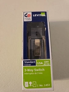 Leviton 3 way switch-Opened Box Unused - Picture 1 of 5