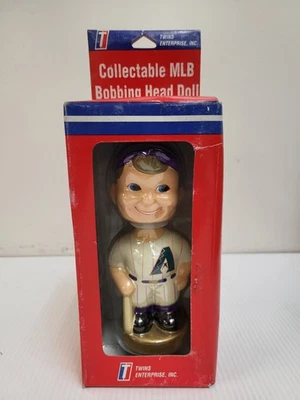 Arizona Diamondbacks Boy Face Bobble Head Béisbol Asentimiento Mascota Gemelos Ent MLB Foto 1 de 2