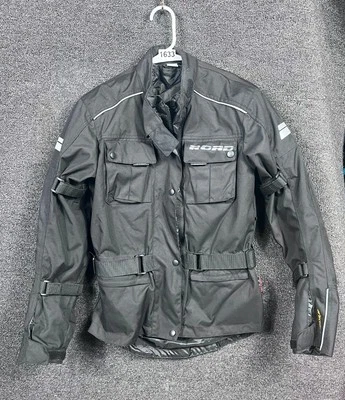 Polo Road Touring Textile Motorcycle Jacket Unisex S (34-36) Black Waterproof  - Image 1 of 4