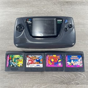 SEGA Game Gear Handheld System w/ 4 Games All New Recapped