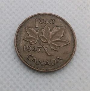 1947 ML Canada Small Cent Canadian 1 penny coin VERY NICE ! - Picture 1 of 2