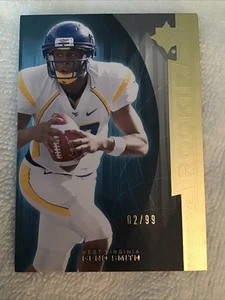 2013 UD Ultimate GENO SMITH Rookie RC Gold Parallel #/99 Jets Seahawks - Picture 1 of 3