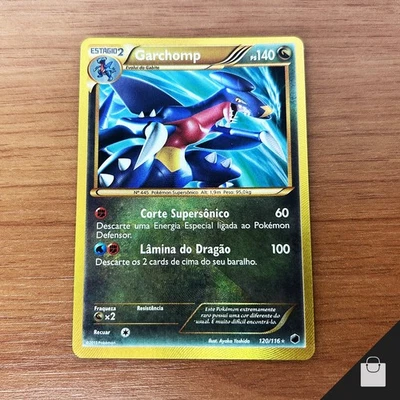 Garchomp 120/116 Plasma Freeze Pokemon Brazilian Pack Fresh Card Near Mint NM+ - Image 1 of 4